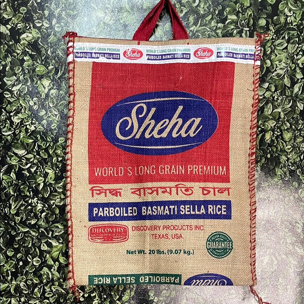 Sheha Rice Burlap Bag - Picture 3 of 16